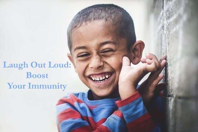 boy laughing