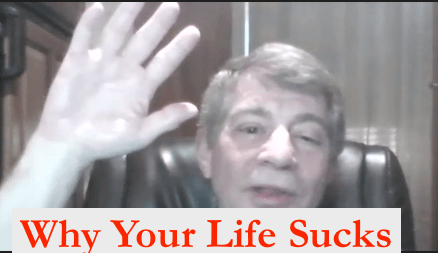 Man saying why your life sucks